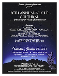 20th Annual Noche Cultural - UC Riverside