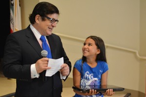 Dr. Guillermo Valenzuela and Student